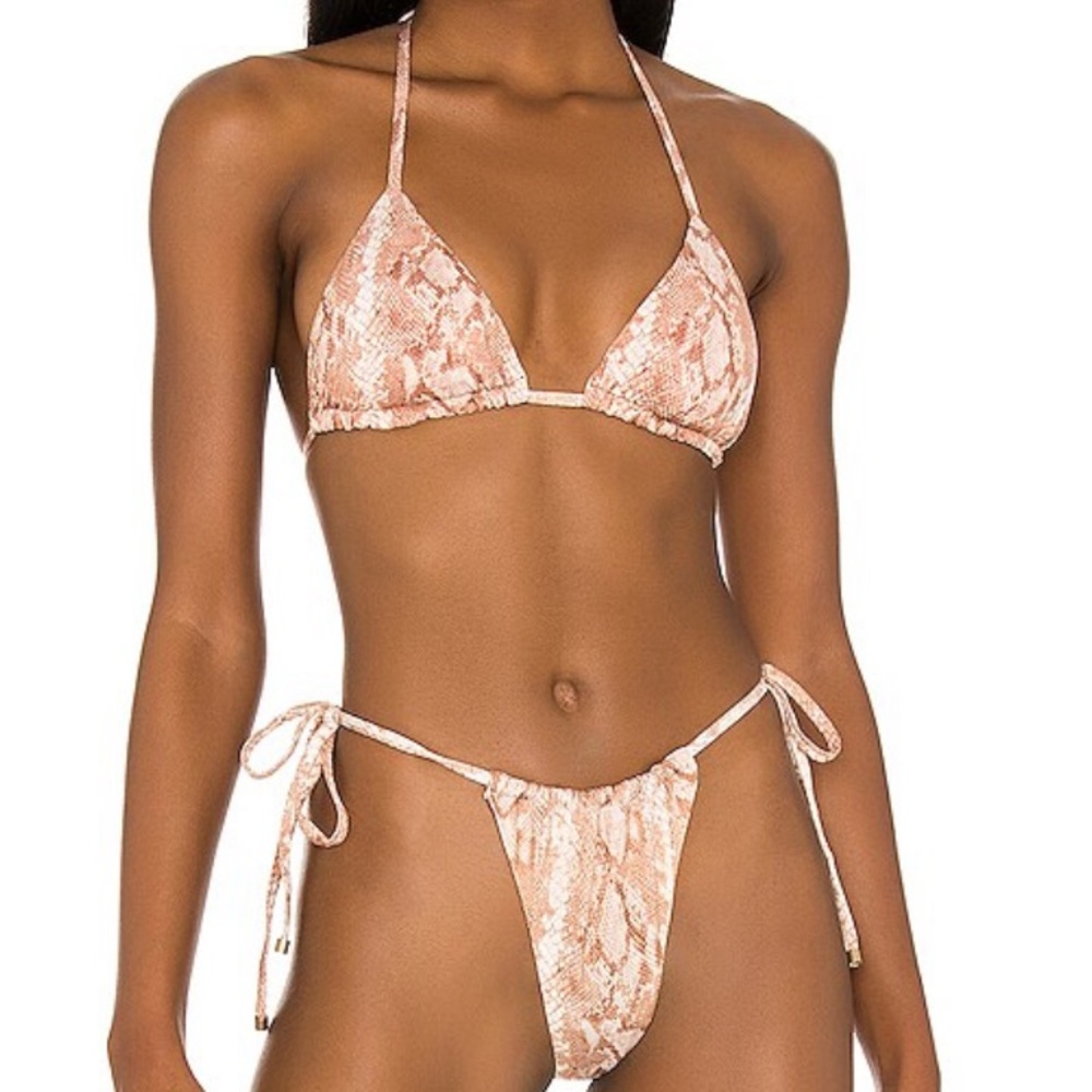 Vitamin A Gia Snake Print Bikini